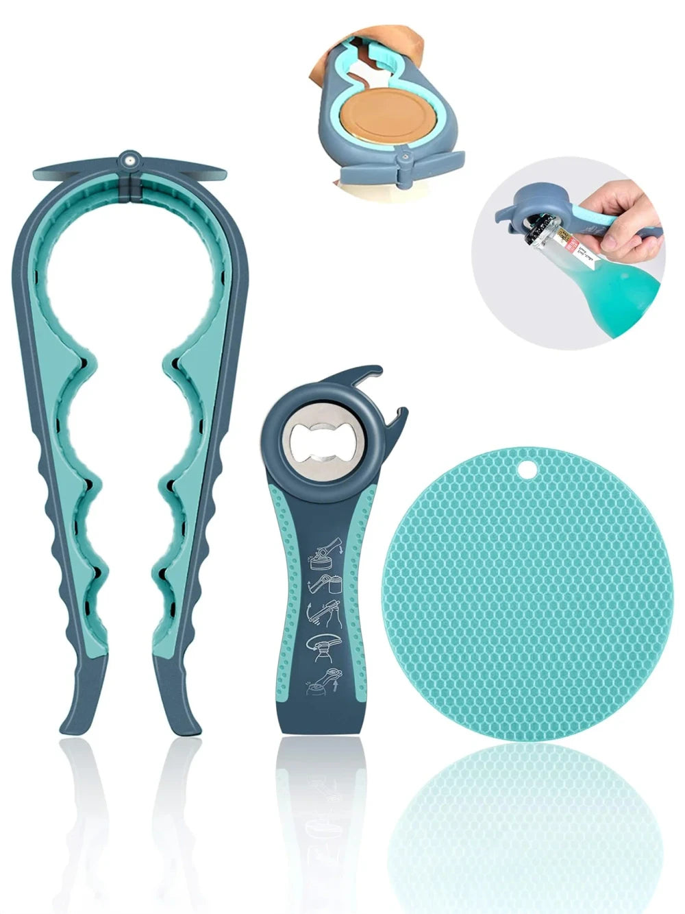 Multifuntional Jar Opener Set