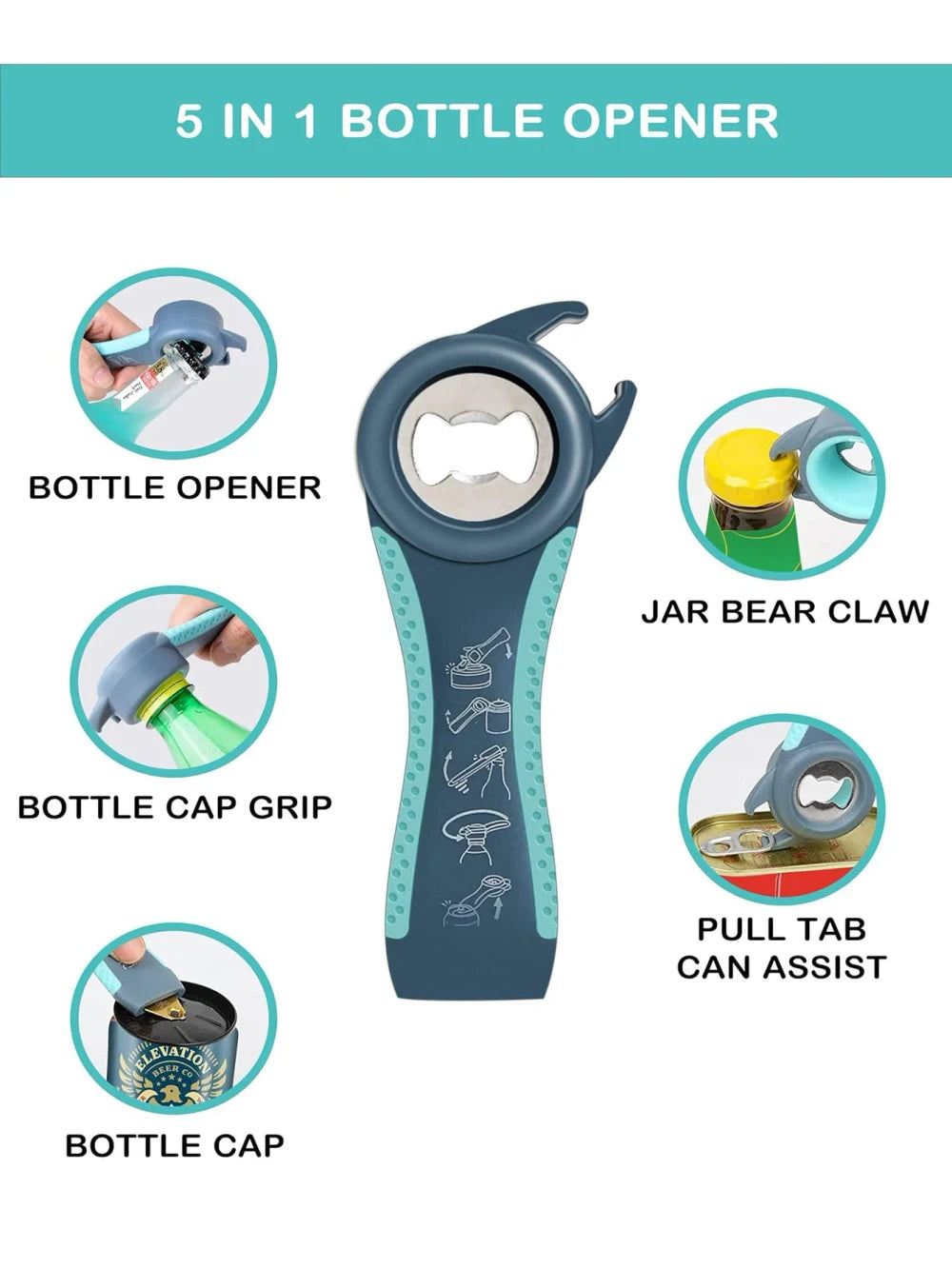 Multifuntional Jar Opener Set