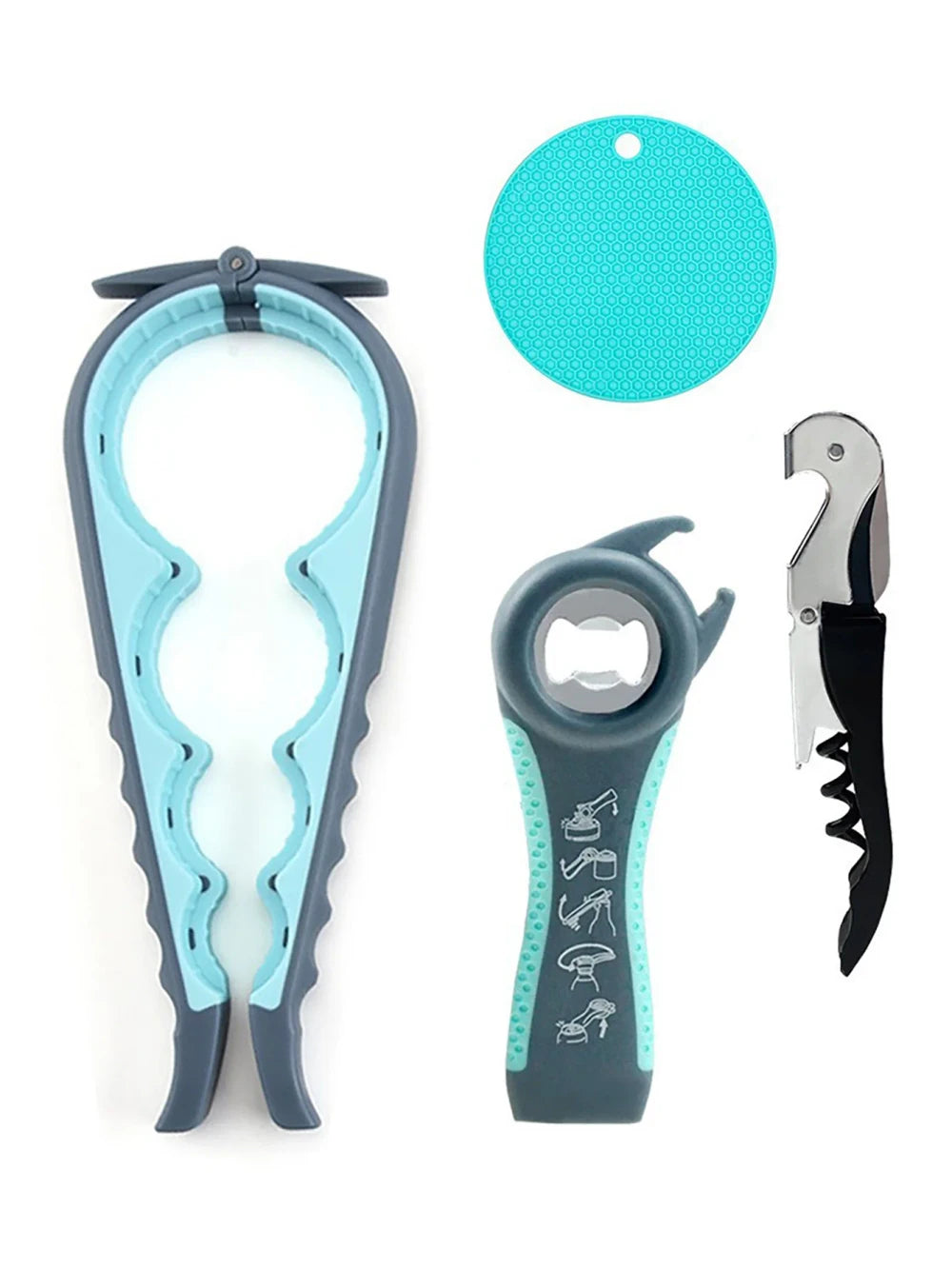 Multifuntional Jar Opener Set