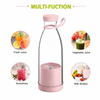 Pink Portable USB Rechargeable Blender